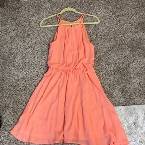 Peach Dress